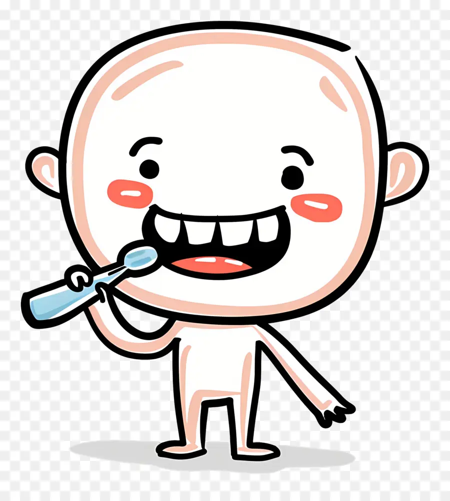 El Cepillado De Los Dientes，Niño PNG