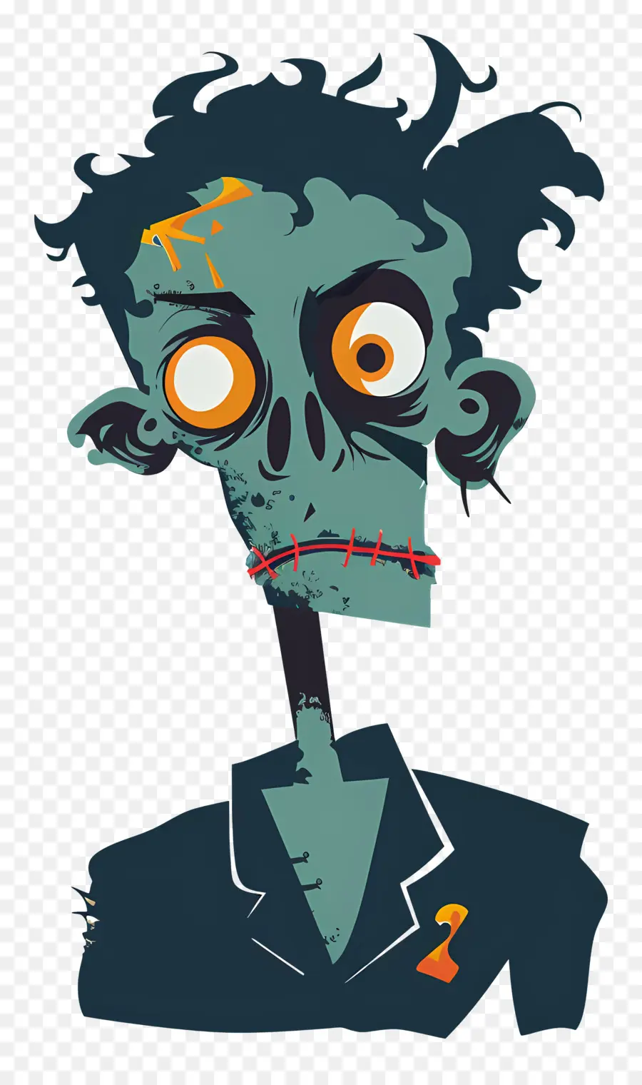 Halloween Zombie，Personaje De Dibujos Animados PNG