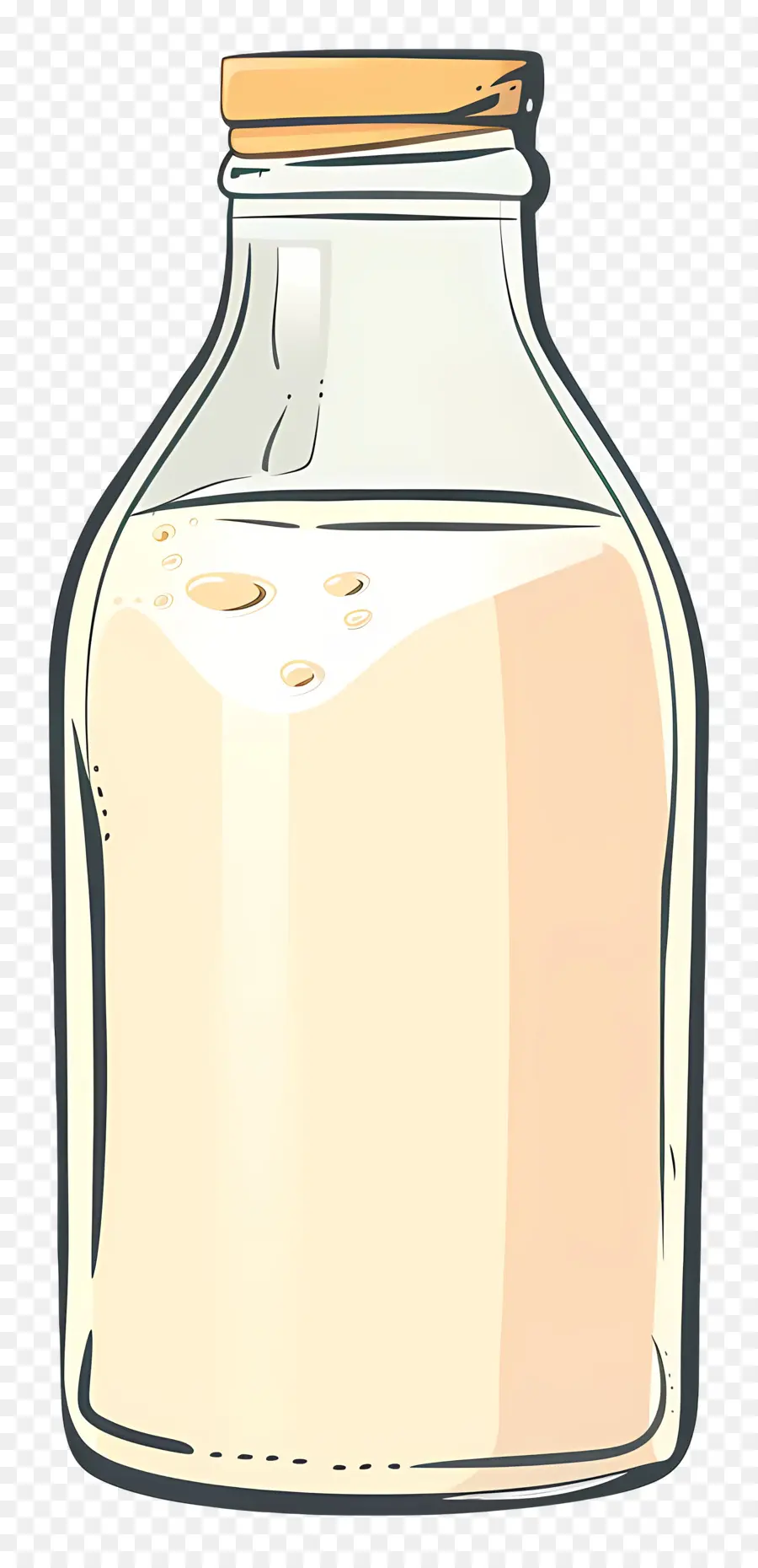 La Leche，Botella De Vidrio PNG