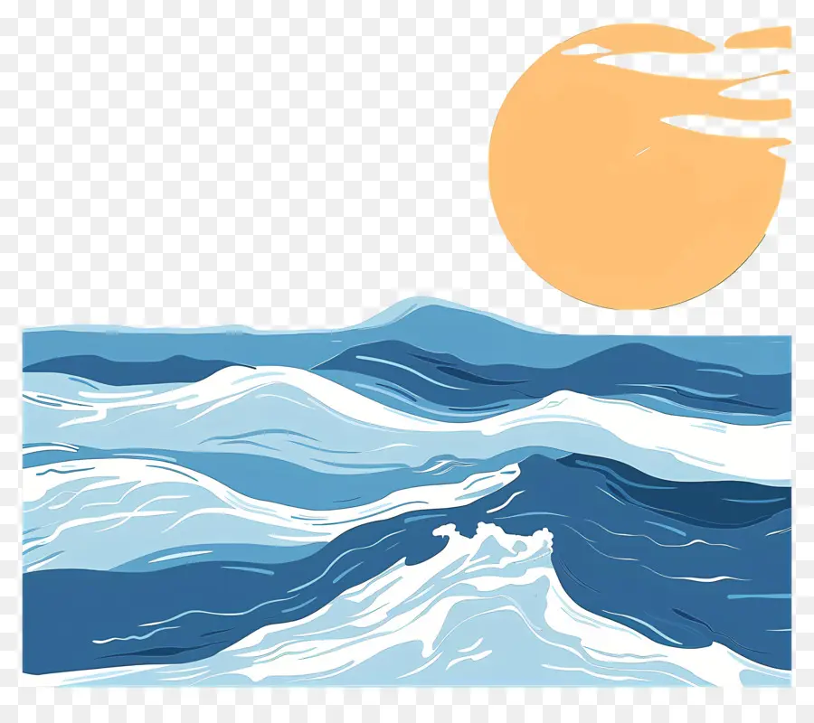 Agua，Atardecer PNG