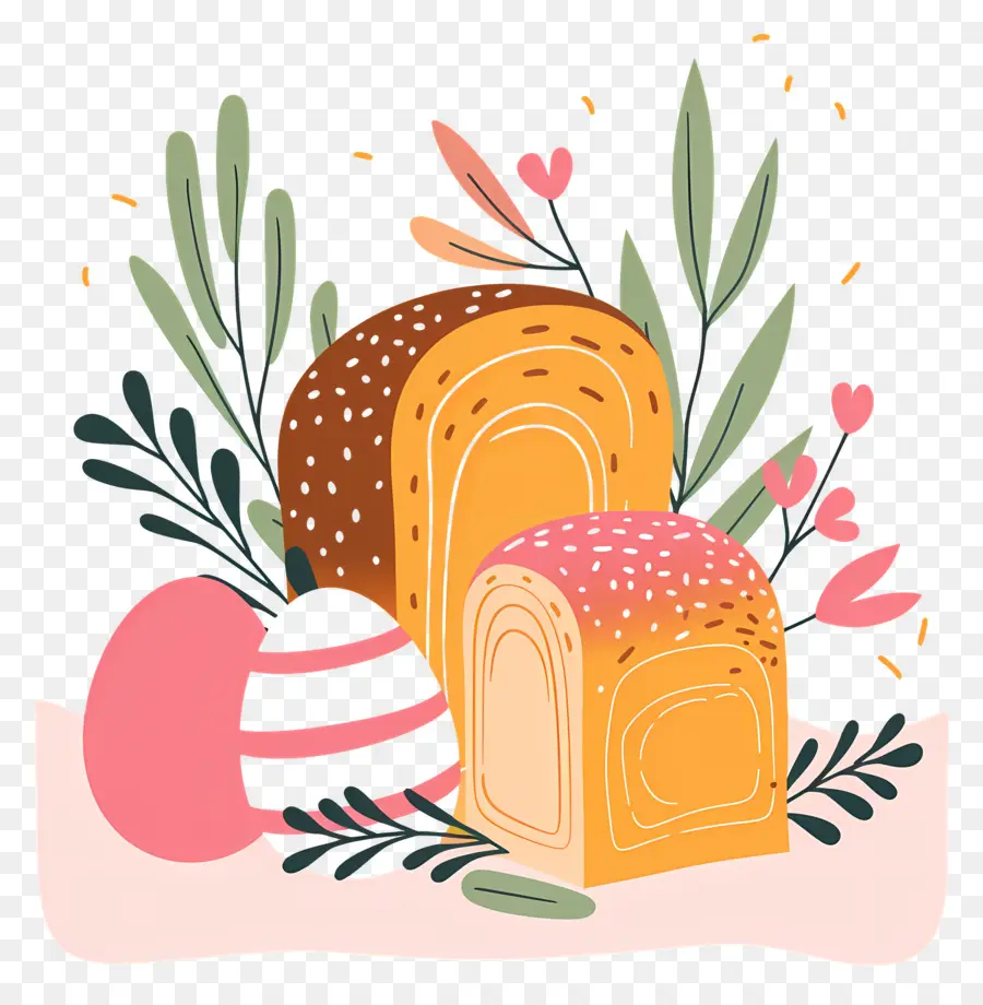 Pan De Pascua，Los Productos Horneados PNG