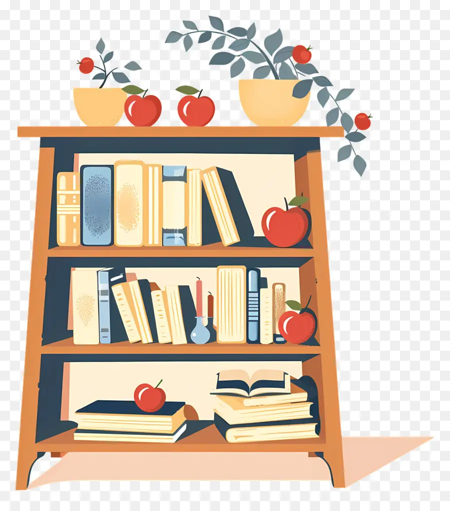 Bookshelf，Libros PNG