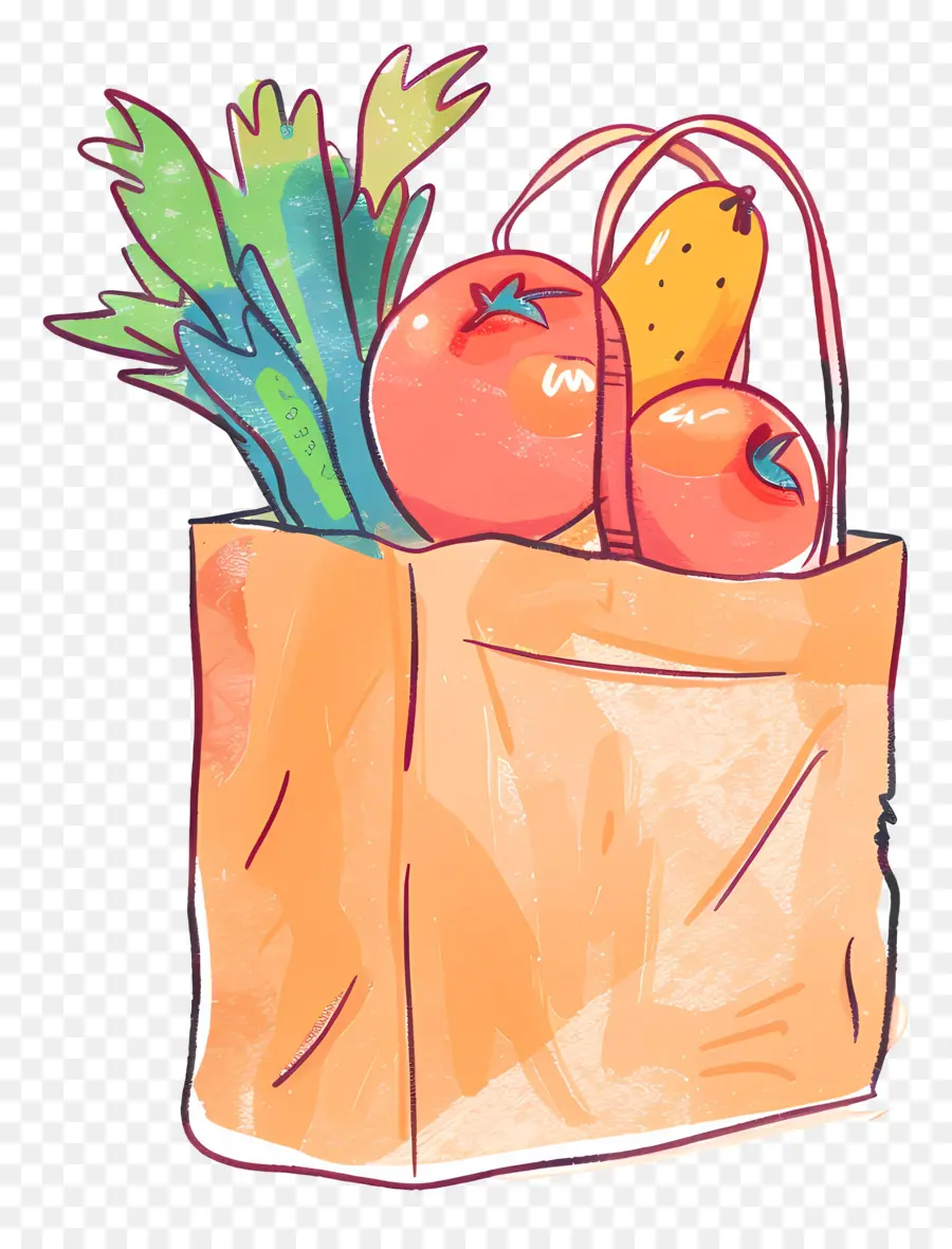 Bolsa De Comestibles，Frutas PNG