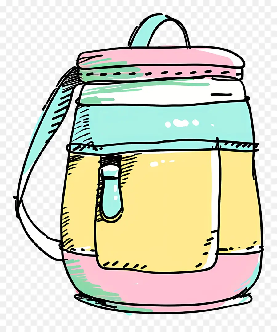 Bolsa De Termo，Mochila Colorida PNG