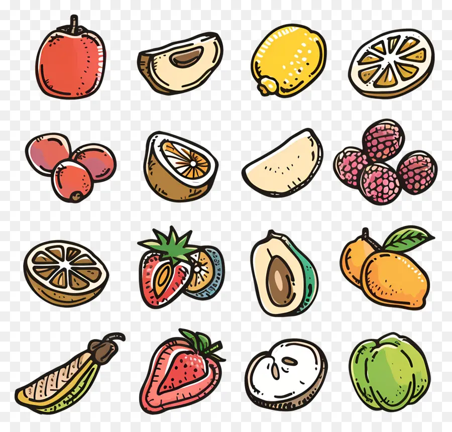 Caldo De Fruits，Frutas PNG