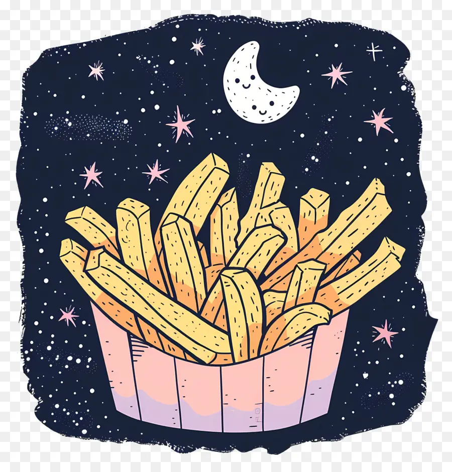 Las Papas Fritas，Crescent Moon PNG