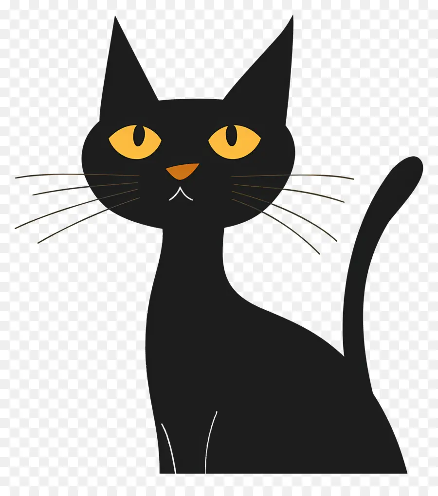 Halloween Gato，Gato Negro PNG