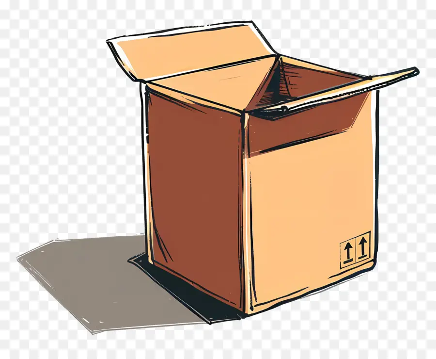 Caja De Envío，Caja De Cartón PNG