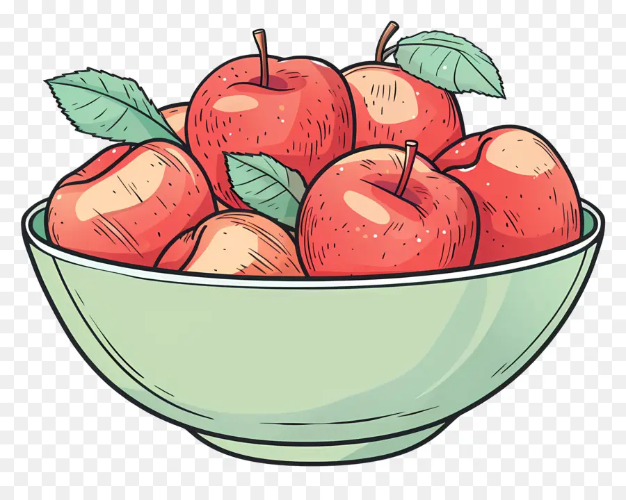 Cuenco De Manzanas，Las Manzanas Rojas PNG