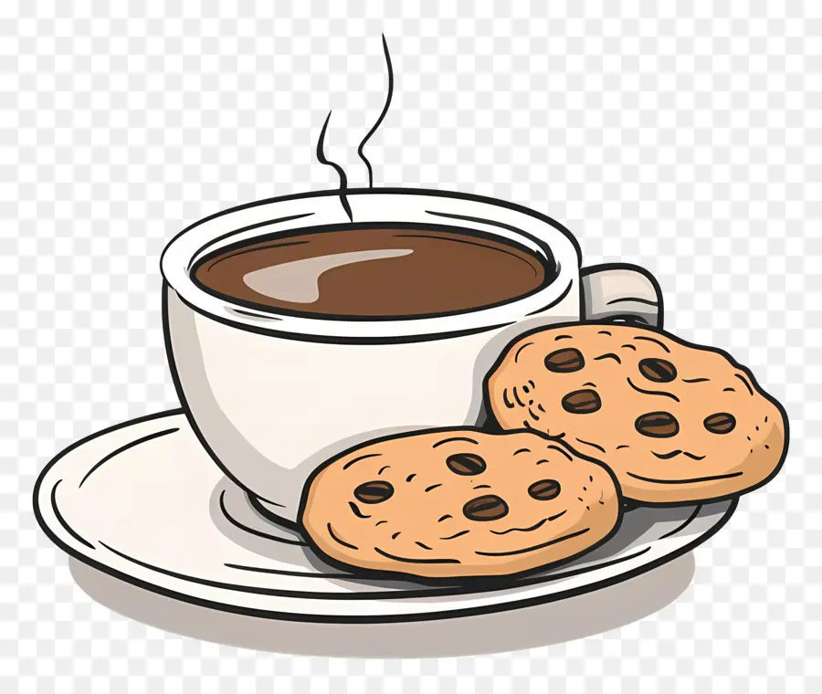 Café Y Galletas，Café PNG