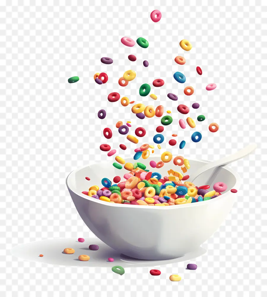 Cereales De Desayuno，Cereal Colorido PNG