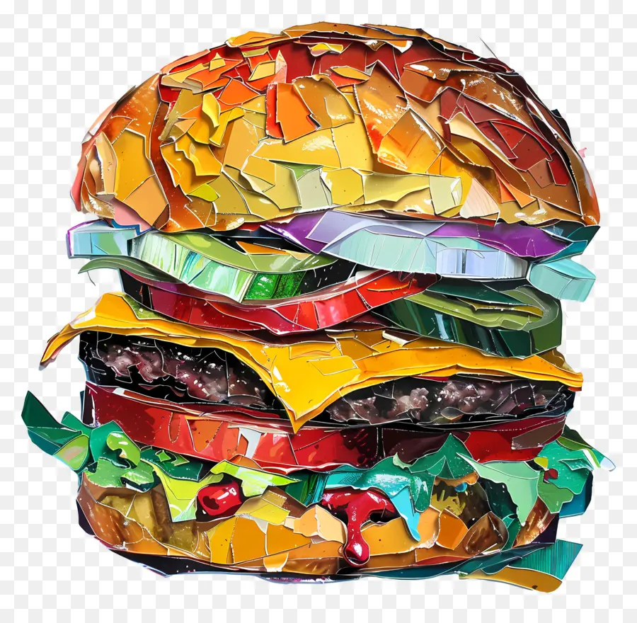 Hamburgo，Pintura De Hamburguesas PNG