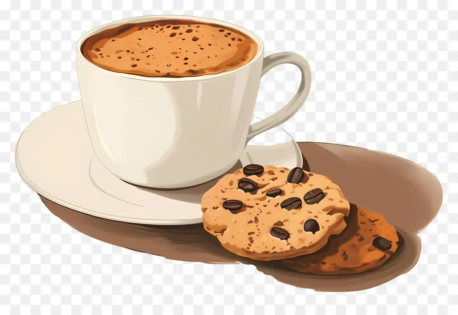 Café Y Galletas，Café PNG