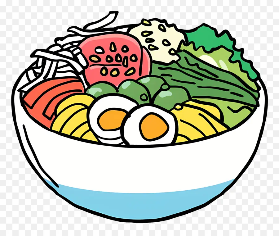 Corea Bibimbap，Ensalada PNG