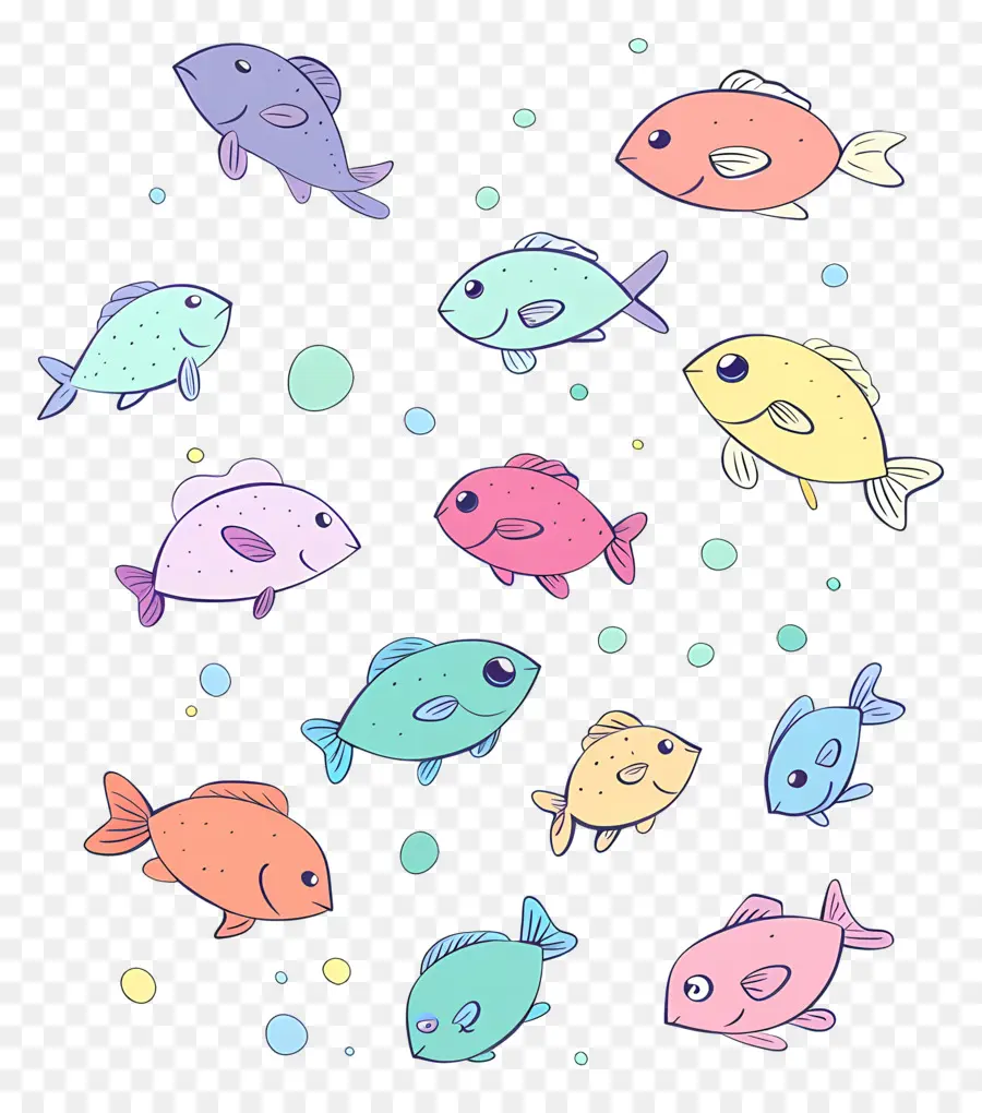 Los Peces De Acuario，Peces De Colores PNG