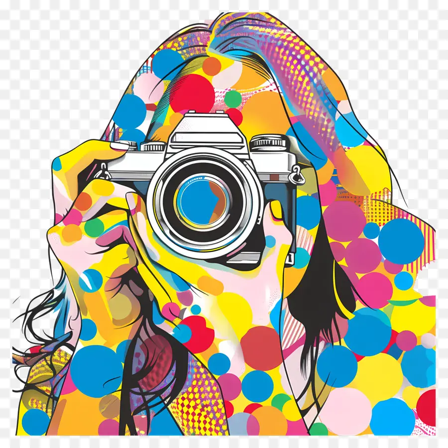 Chica Tomando Foto，Mujer PNG