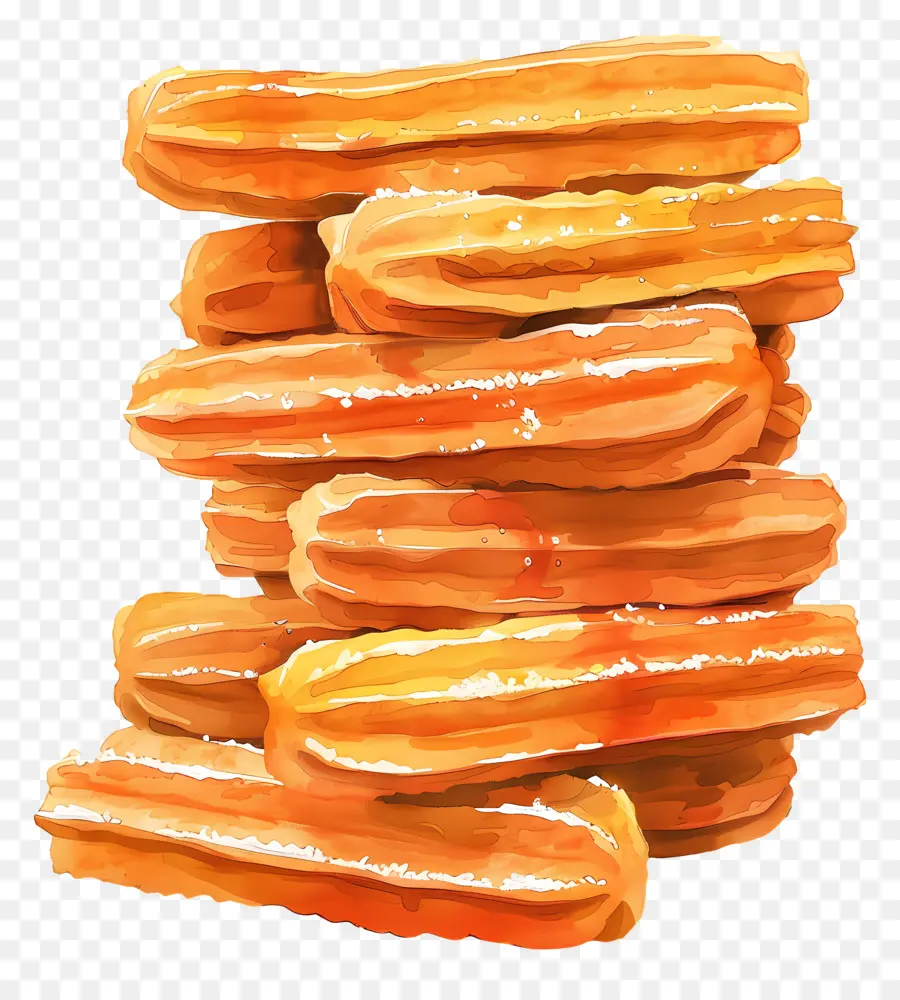 Churros，Crulleros PNG