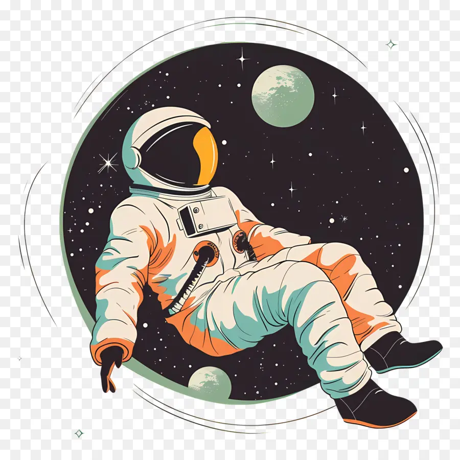 Astronauta En El Espacio，Astronauta PNG