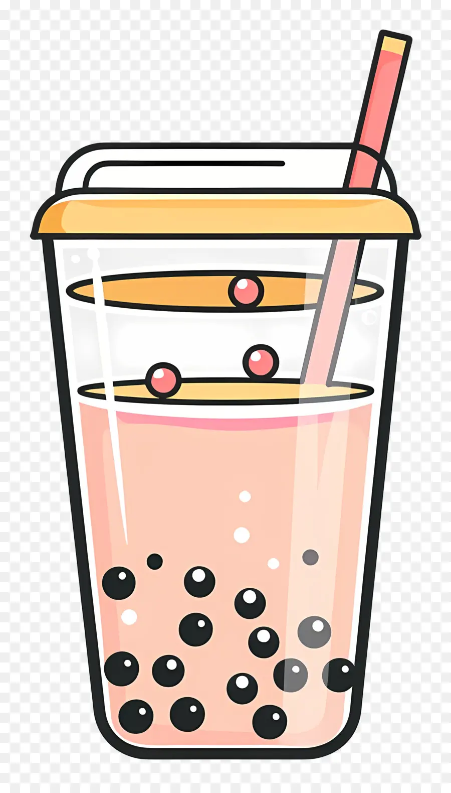 Té De La Burbuja，Perlas De Tapioca PNG