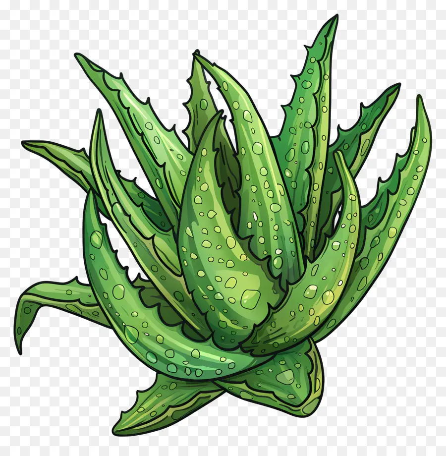 Aloe Vera，Suculentas PNG