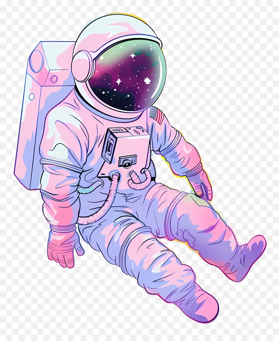 Astronauta En El Espacio，Astronauta PNG