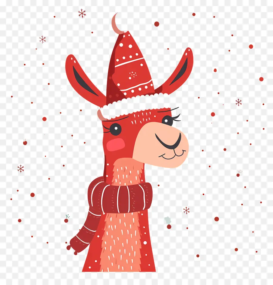 Llama De Navidad，Llama PNG