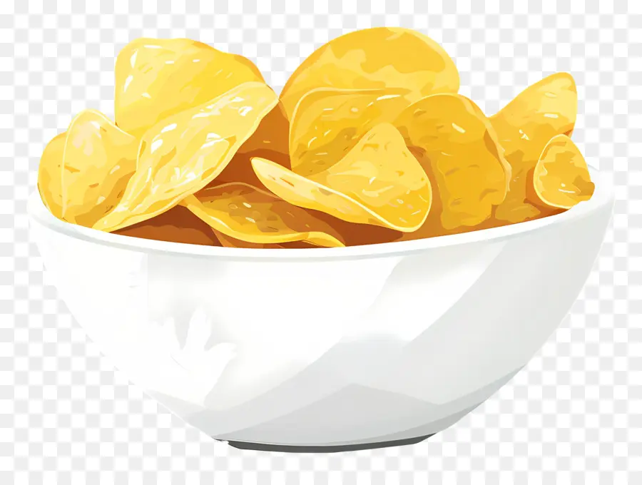 Taza De Patatas，Potato Chips PNG