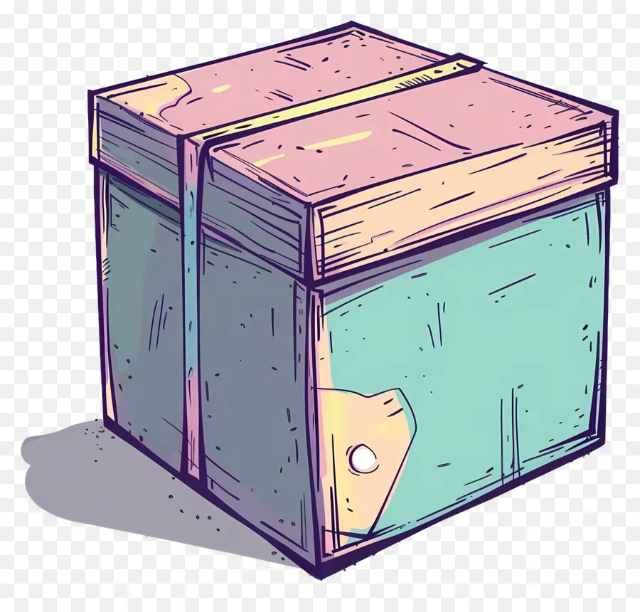 Caja De Envío，Caja De Madera PNG