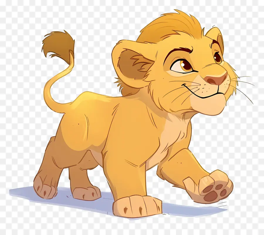 Lindo León，Lion Cub PNG