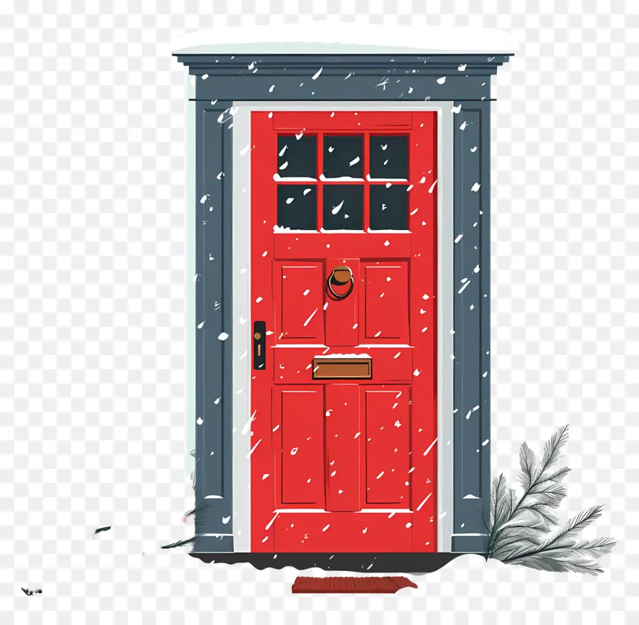 La Navidad De La Puerta，Puerta Roja PNG