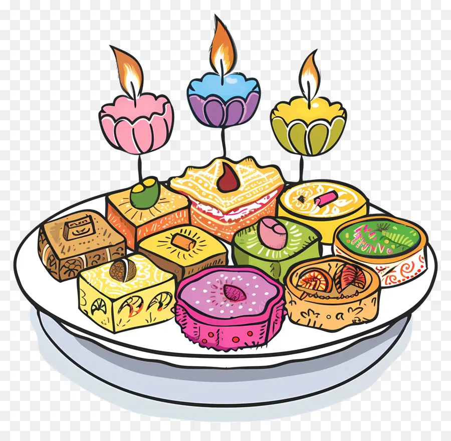 Dulces De Diwali，Postres PNG