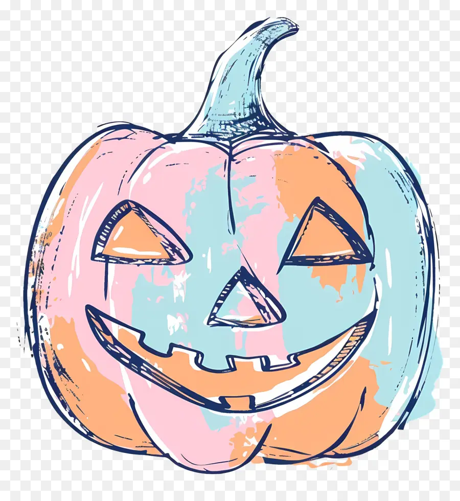 La Calabaza De Halloween，Dibujos Animados De Calabaza PNG