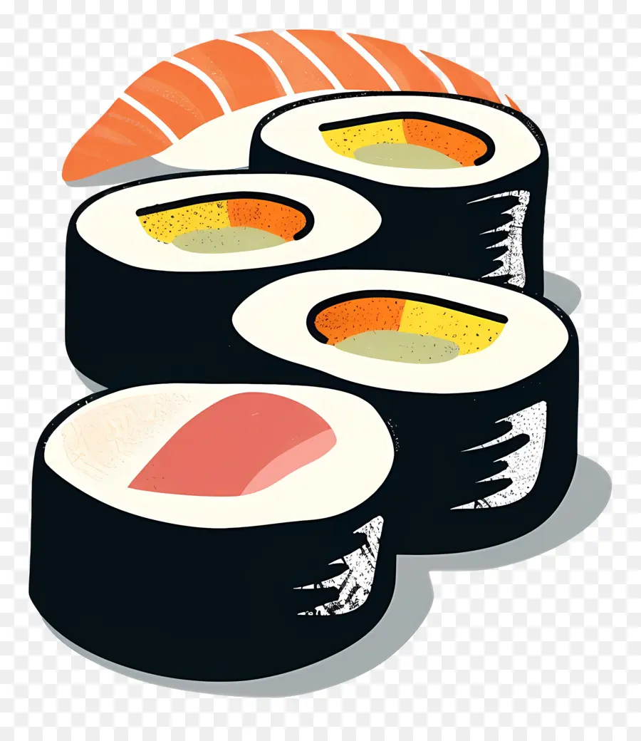 Sushi，Rollo PNG