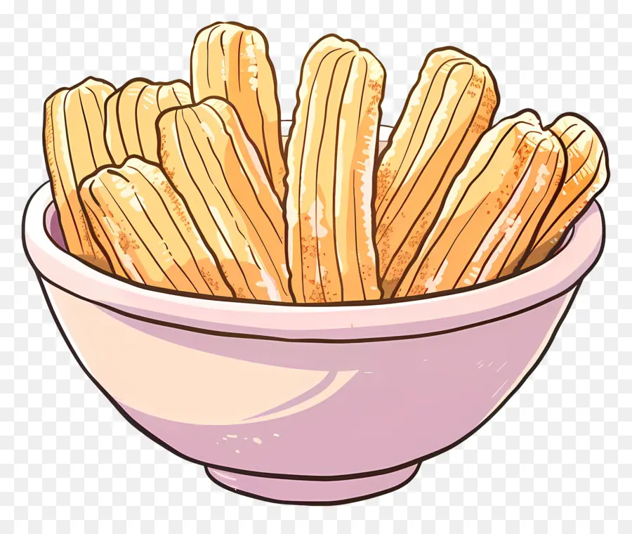 Churros，Las Papas Fritas PNG