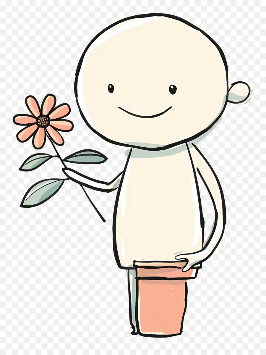 Stickman，Flor PNG