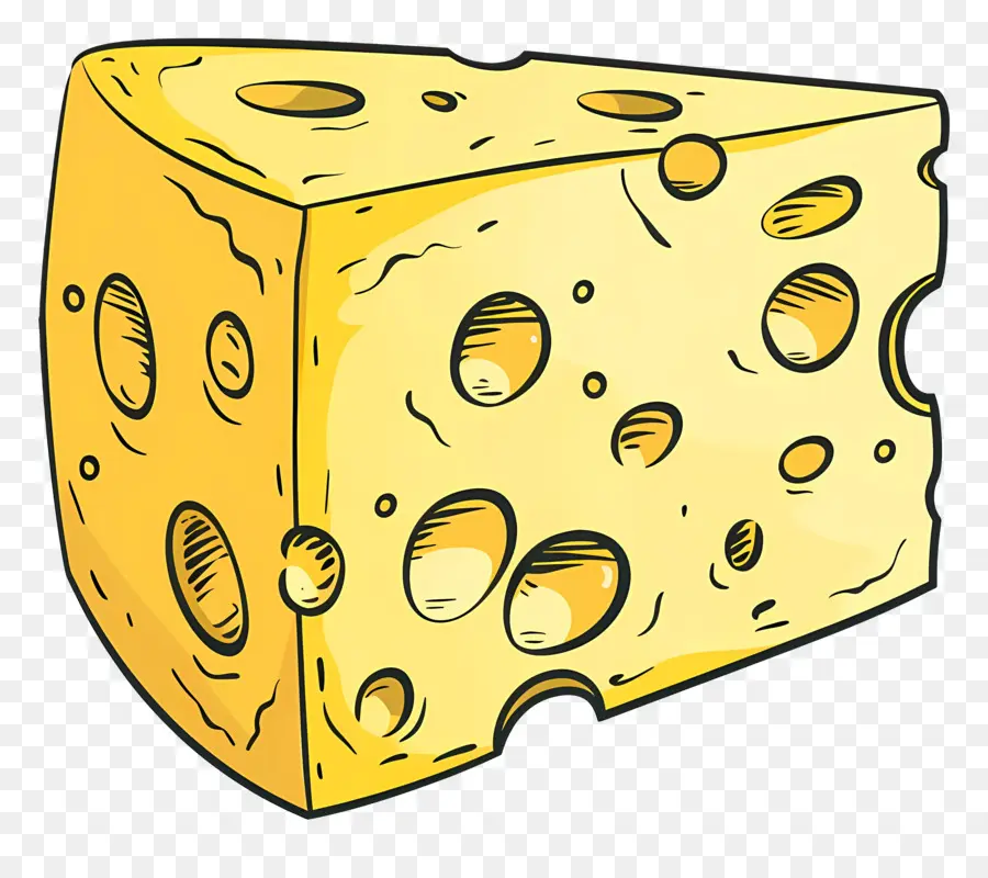 Queso Bloque，Dibujos Animados De Queso PNG