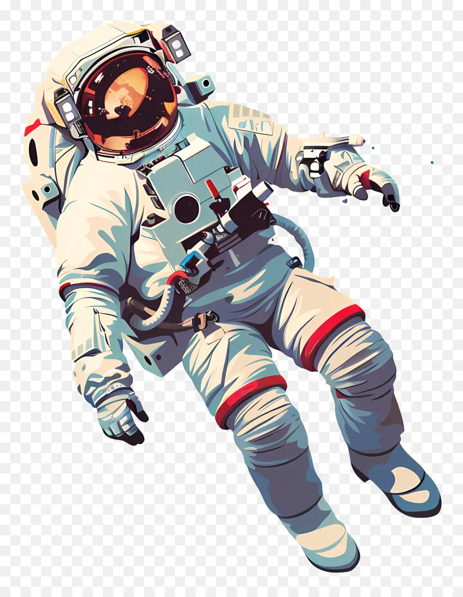 Astronauta En El Espacio，Astronauta PNG