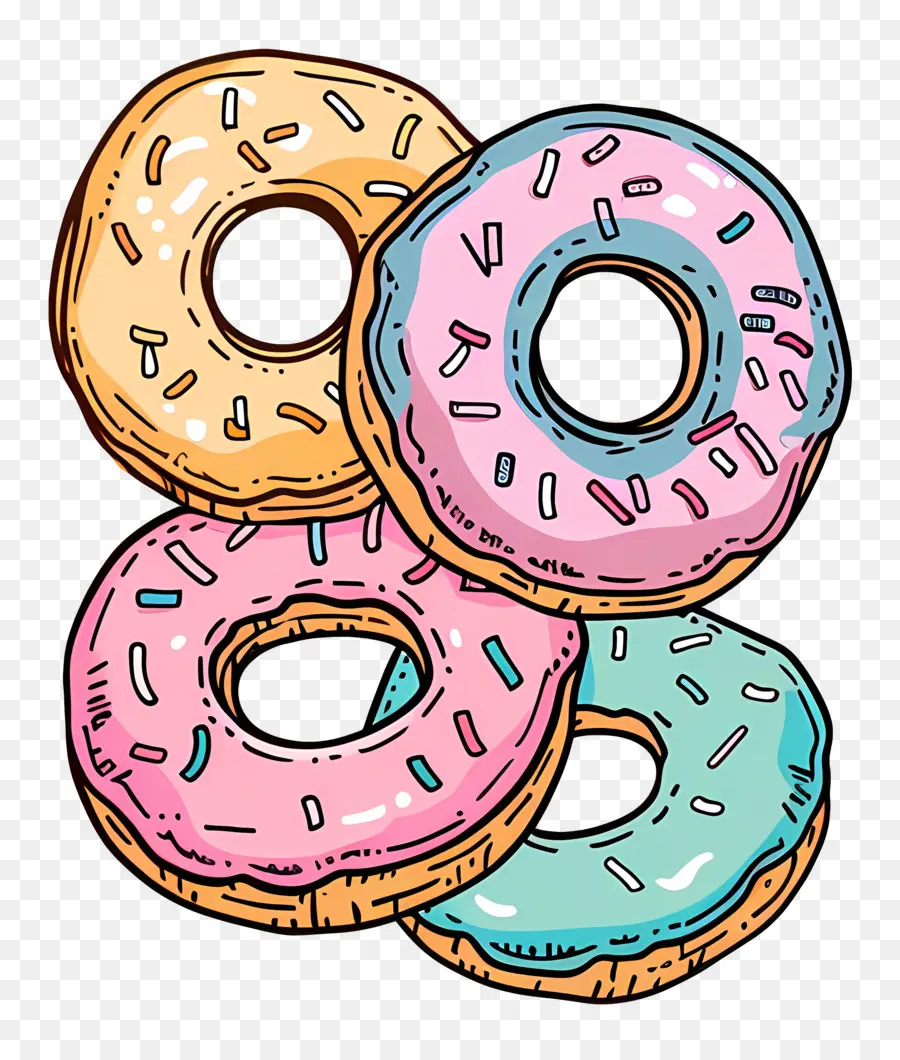 Donuts，Donas PNG