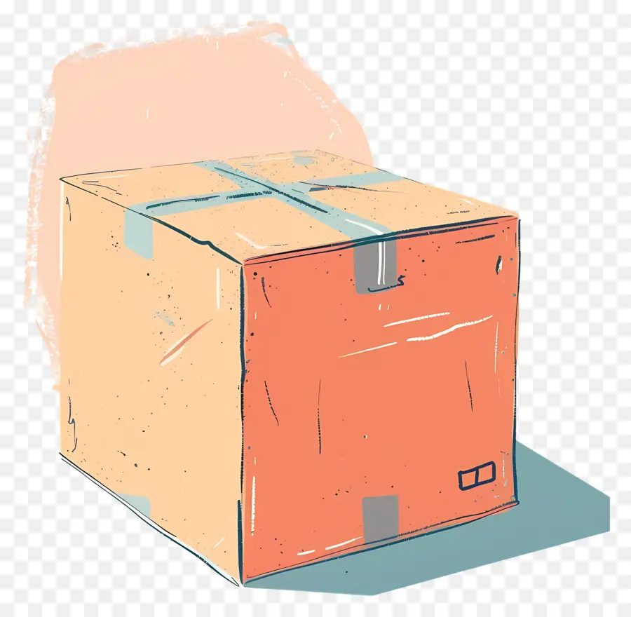 Caja De Envío，Caja De Cartón PNG