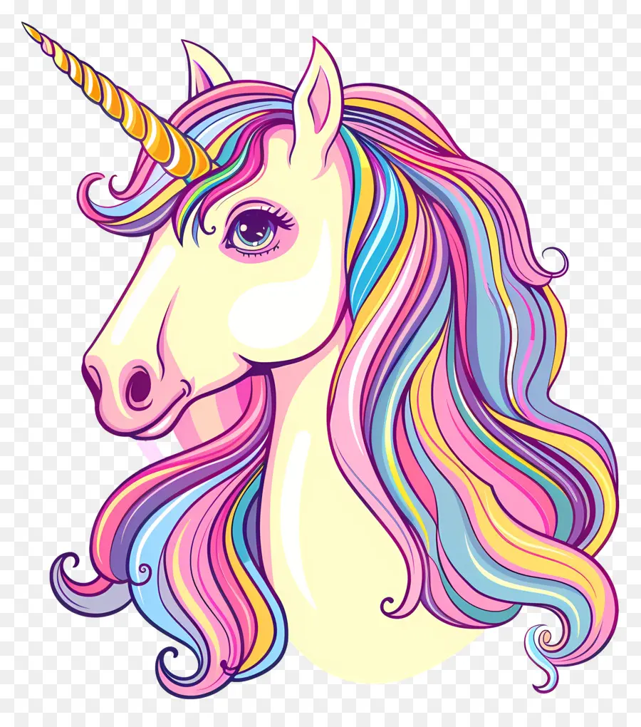 Unicornio Con Arco Iris，Unicornio PNG