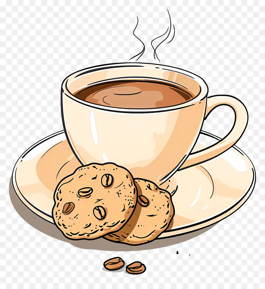 Café Y Galletas，Café PNG