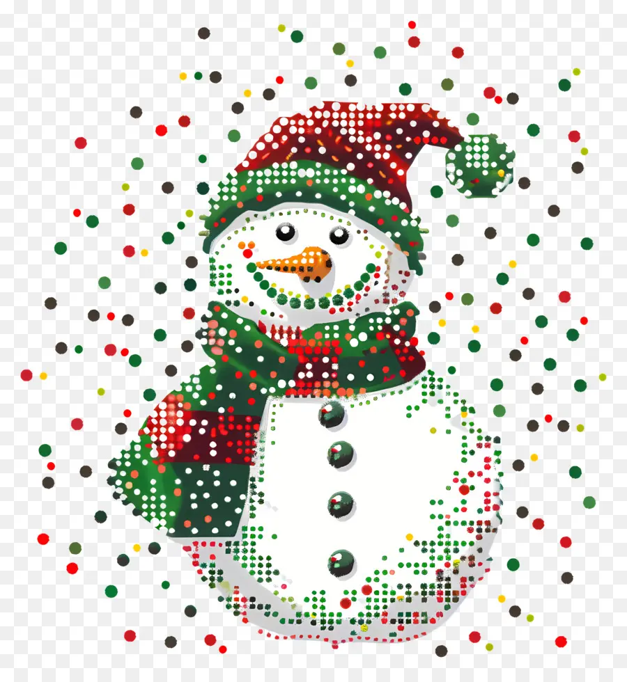 Navidad Muñeco De Nieve，Pintura Digital PNG