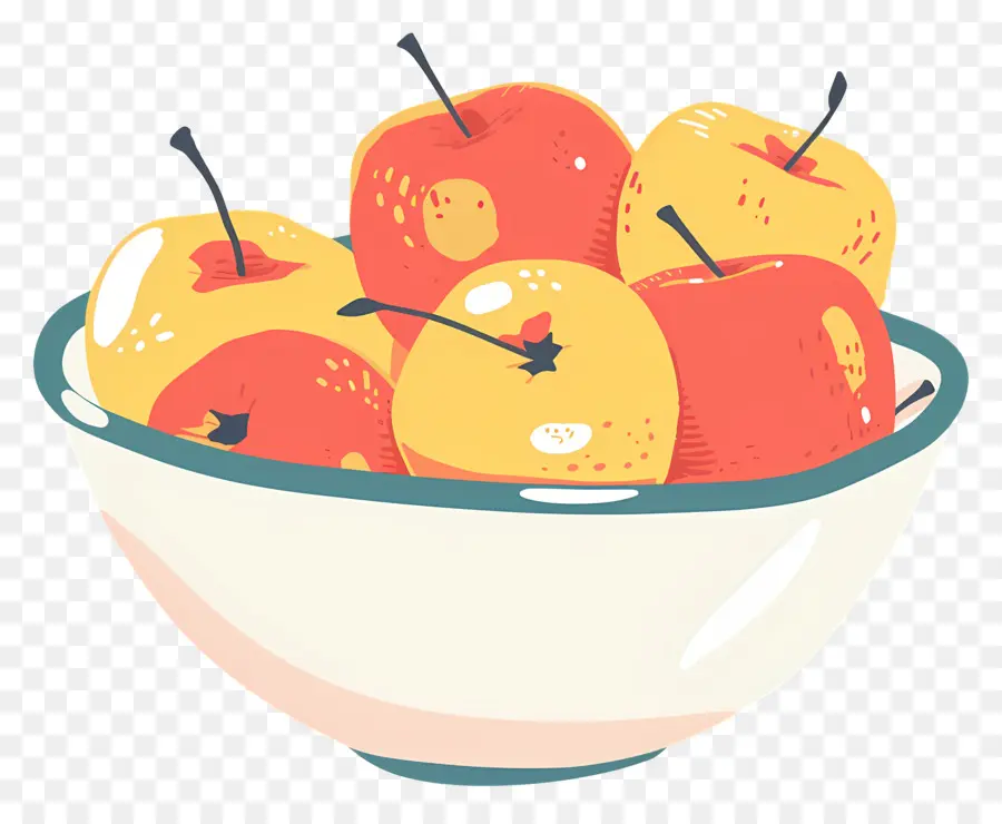 Cuenco De Manzanas，Tazón De Fuente De Apple PNG