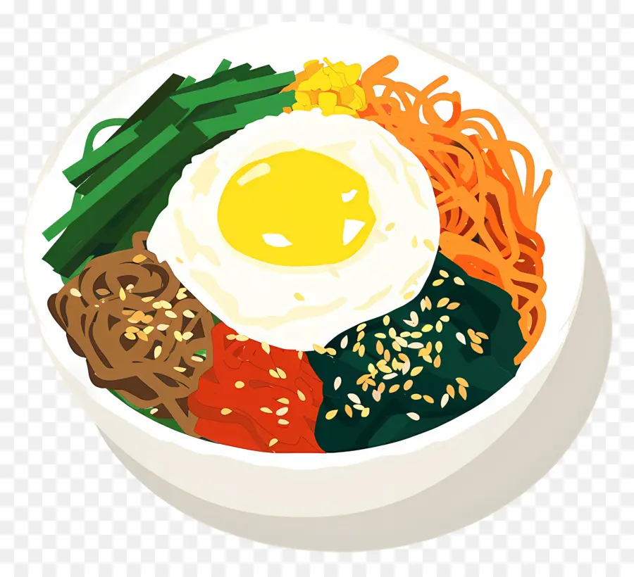 Corea Bibimbap，Corea Fideos PNG