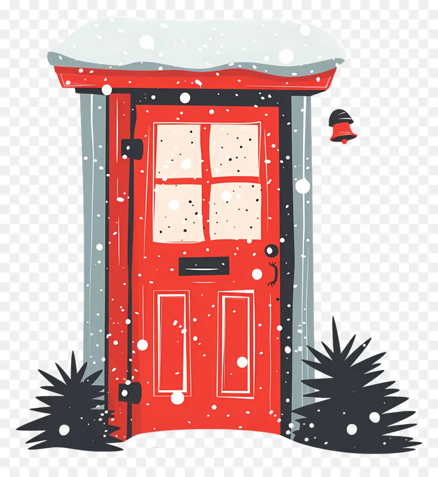 La Navidad De La Puerta，Puerta Roja PNG