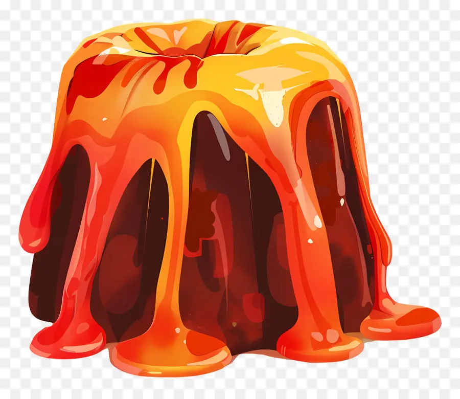 Pastel De Lava Fundida，Pastel PNG