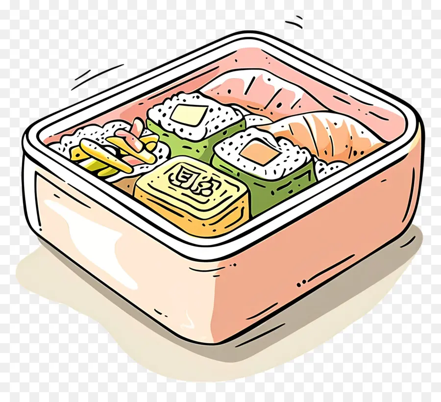 Caja Bento，Recipiente De Acero Inoxidable PNG