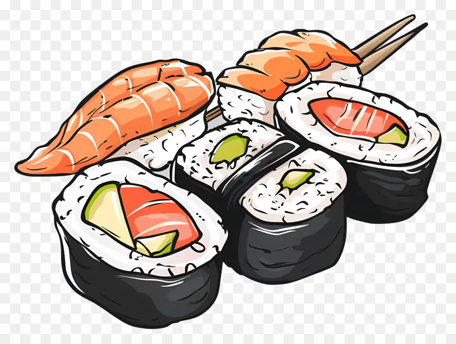 Sushi，Ensalada PNG