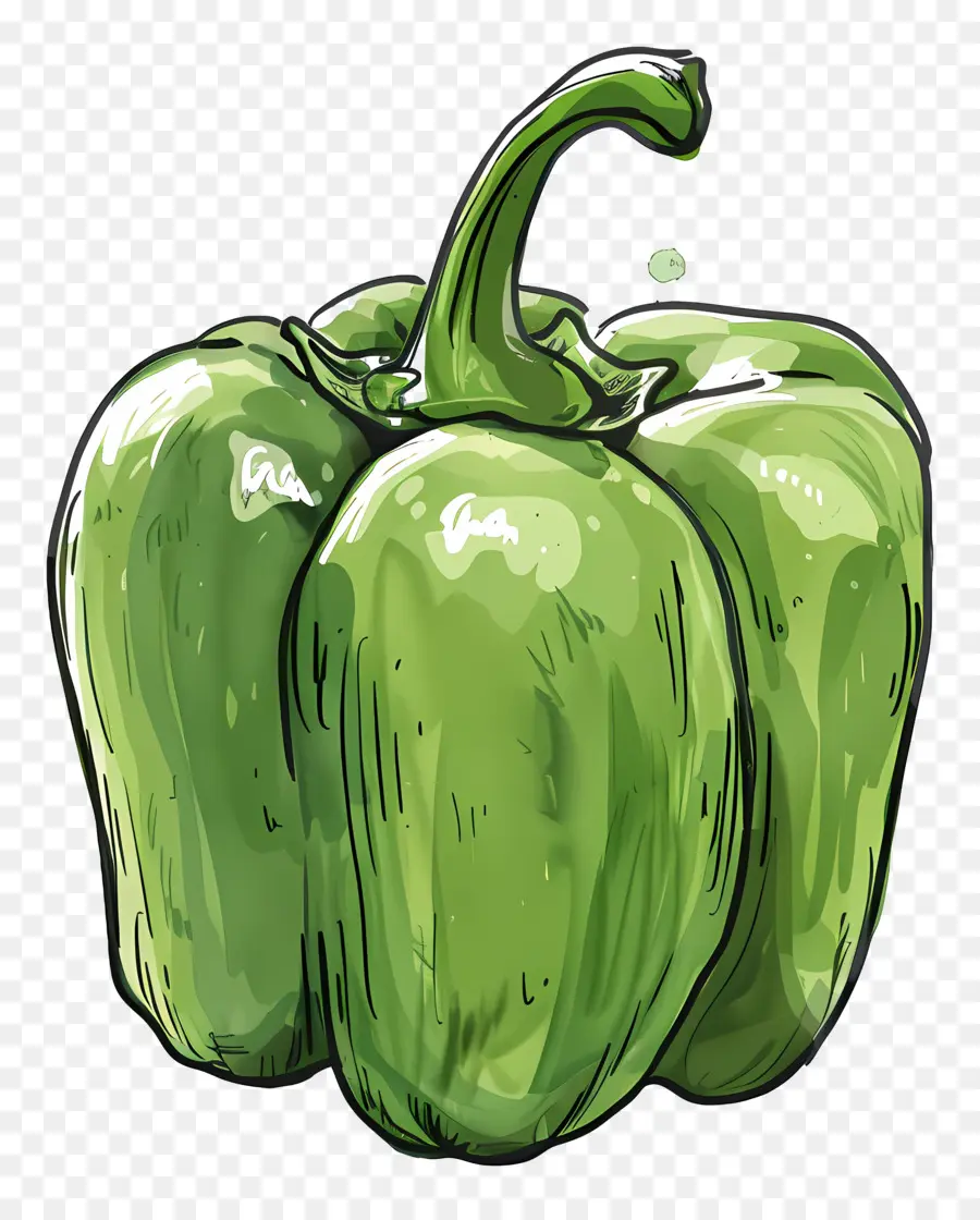 Pimiento，La Pimienta Verde PNG