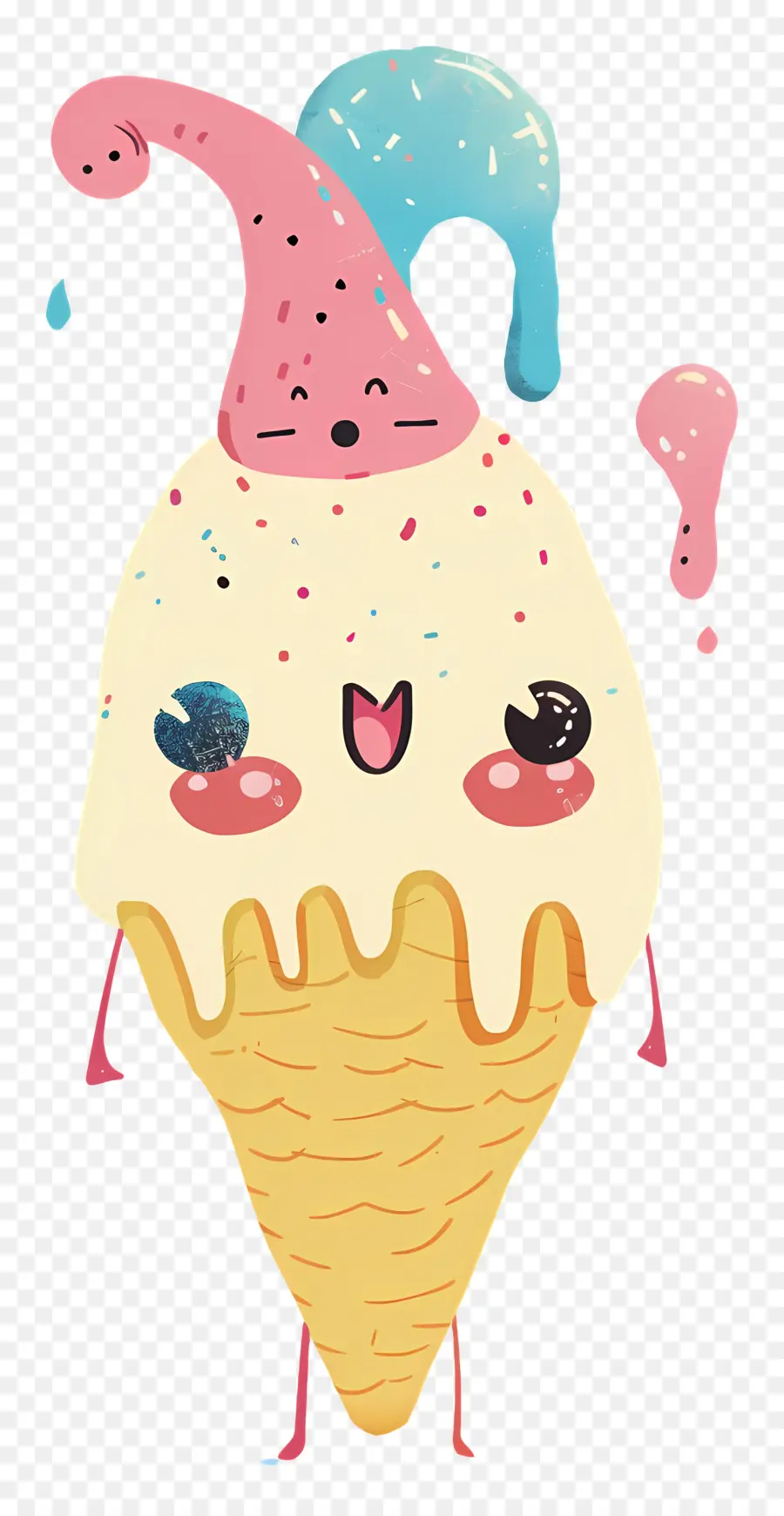 Monstruo De Helado，Lindo PNG